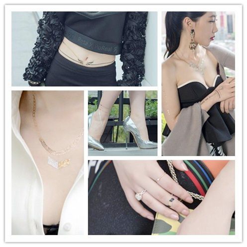 【MASTER TT TATTOOS時尚金屬首飾貼】讓飾品OUT、首飾貼IN